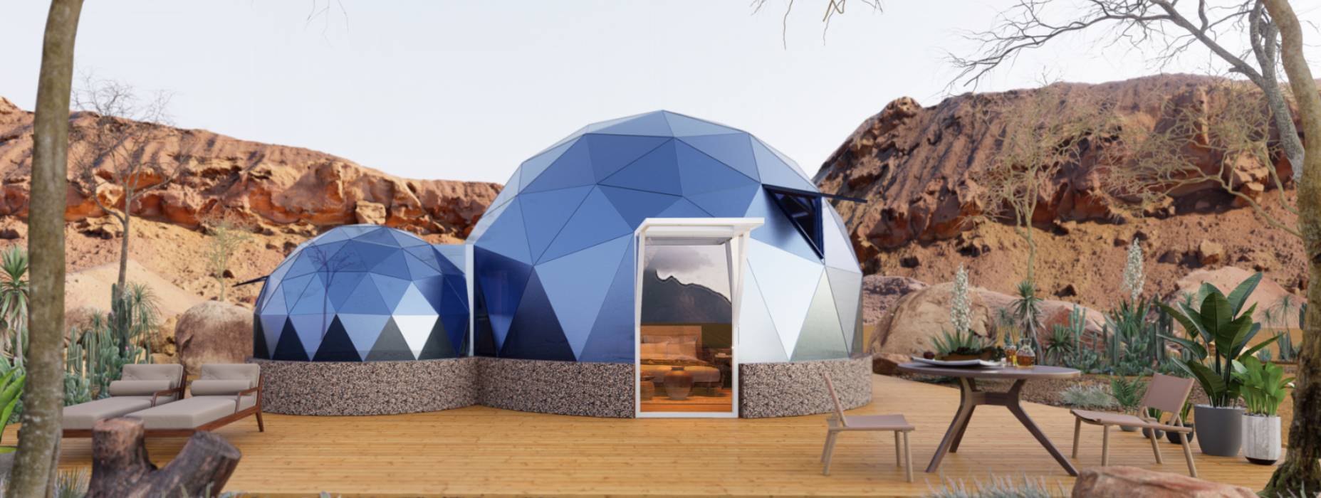 道外区球形智能光伏玻璃星空房